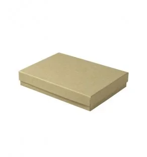 #53 Kraft Solid Top Jewelry Box- 5 1/4″ x 3 3/4″ x 7/8″