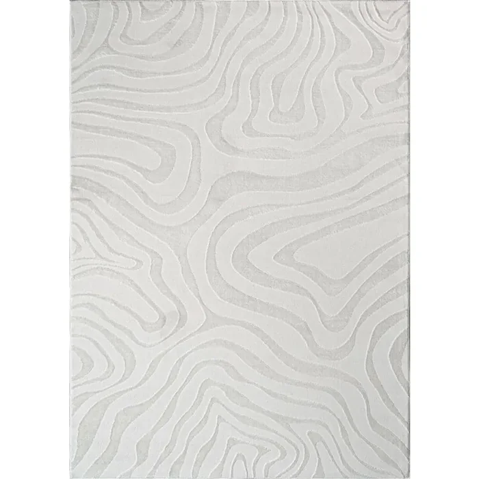 “Ava” 3‘ x 5‘ Cream Abstract Area Rug