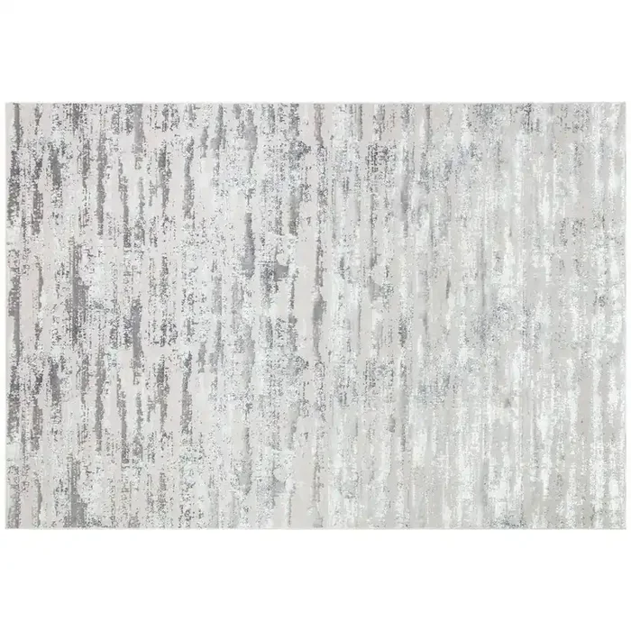 “Milano Home” Woven Silver 3 ft. x 10 ft. Area Rug