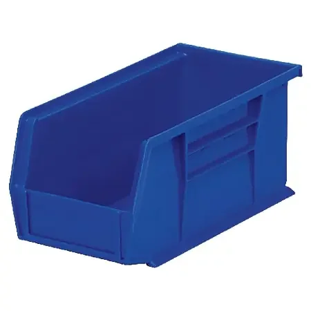 Akro-Mils AkroBin Storage Bin, Small Size, 5″ x 5 1/2″ x 10 7/8″, Blue