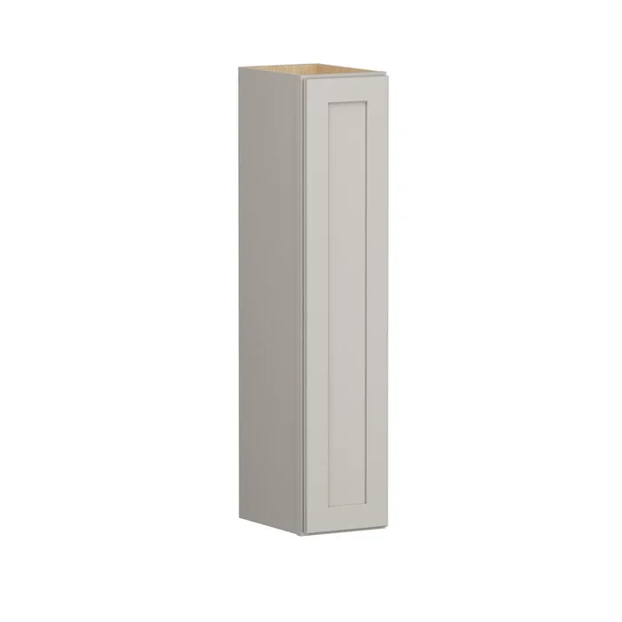 Shenandoah PRO Express Breckenridge 9-in W x 42.125-in H x 12-in D Stone Full Overlay Wall Fully Assembled Plywood Cabinet (Recessed Panel Shaker Door Style)