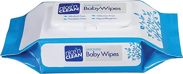 Unimed-Midwest Nice ‘N Clean Unscented Baby Wipes, Pack Of 80